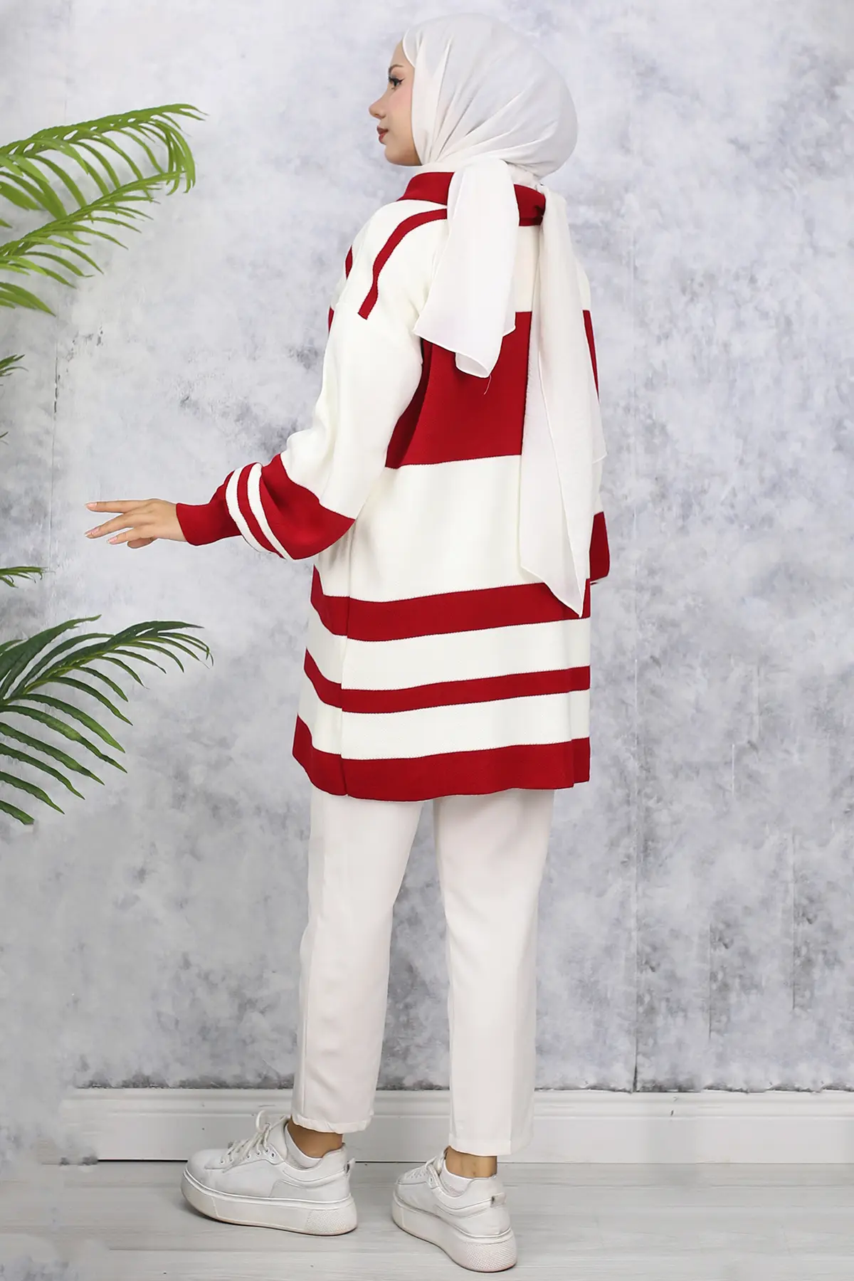 Sweater Tunic With Zipper Neck-detail