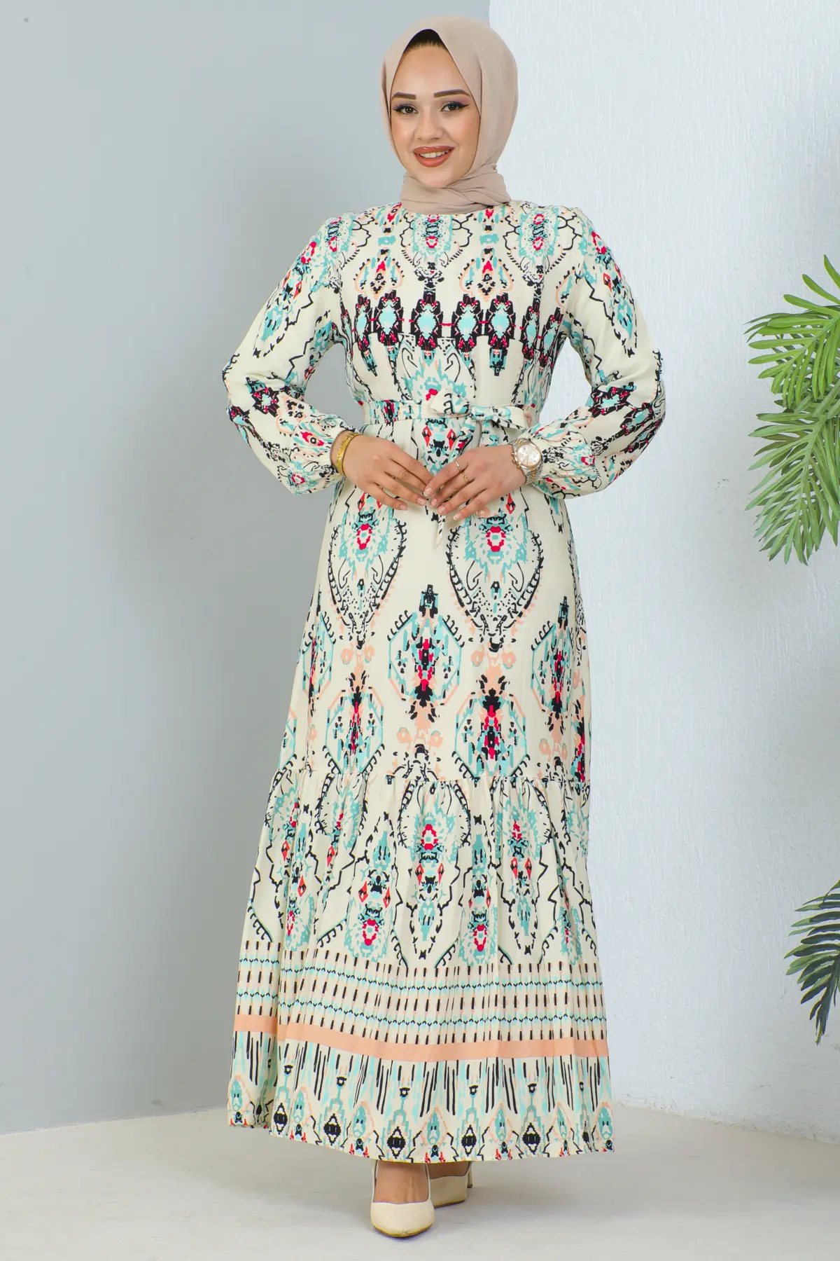 New Floral Dress-detail