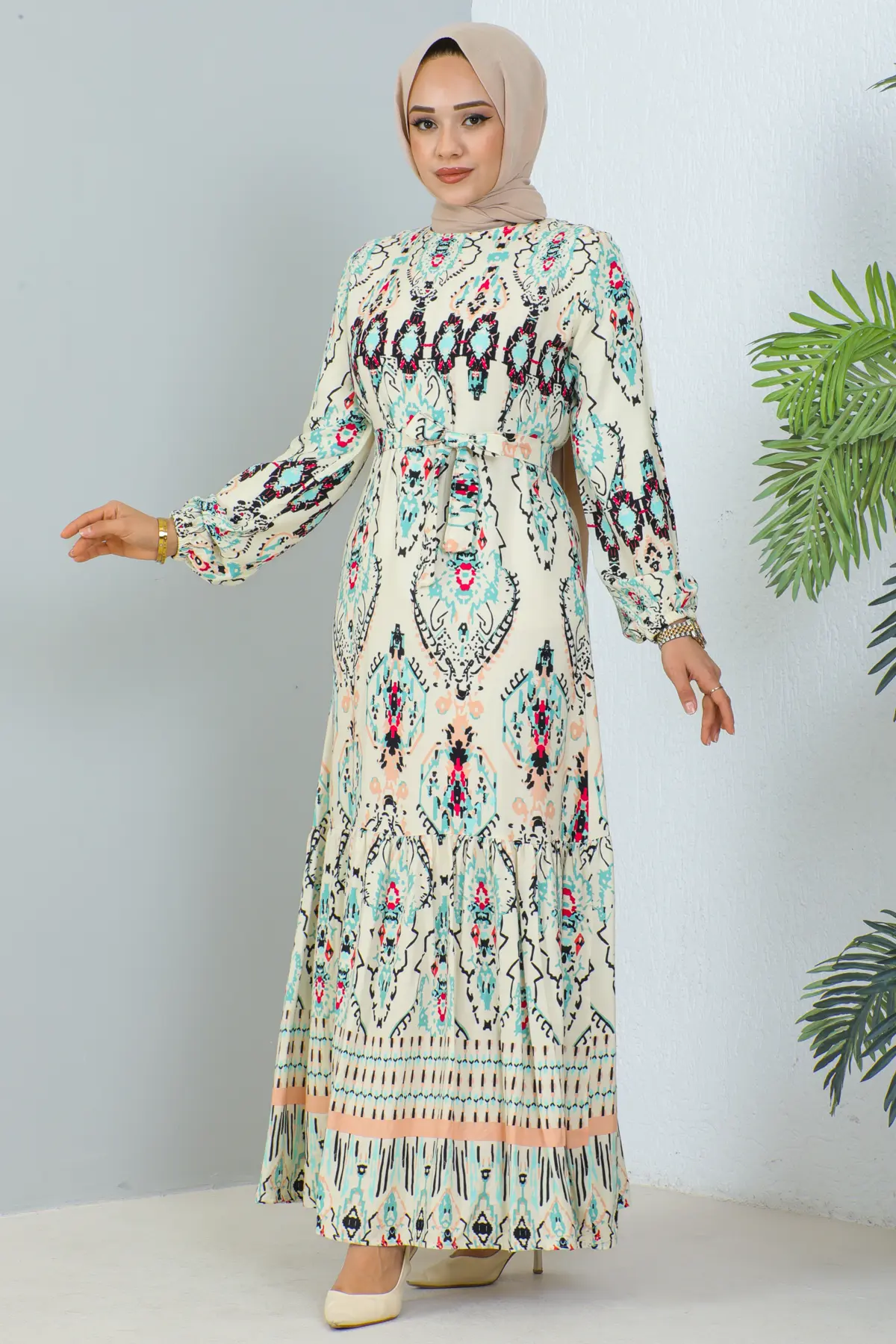 New Floral Dress-detail