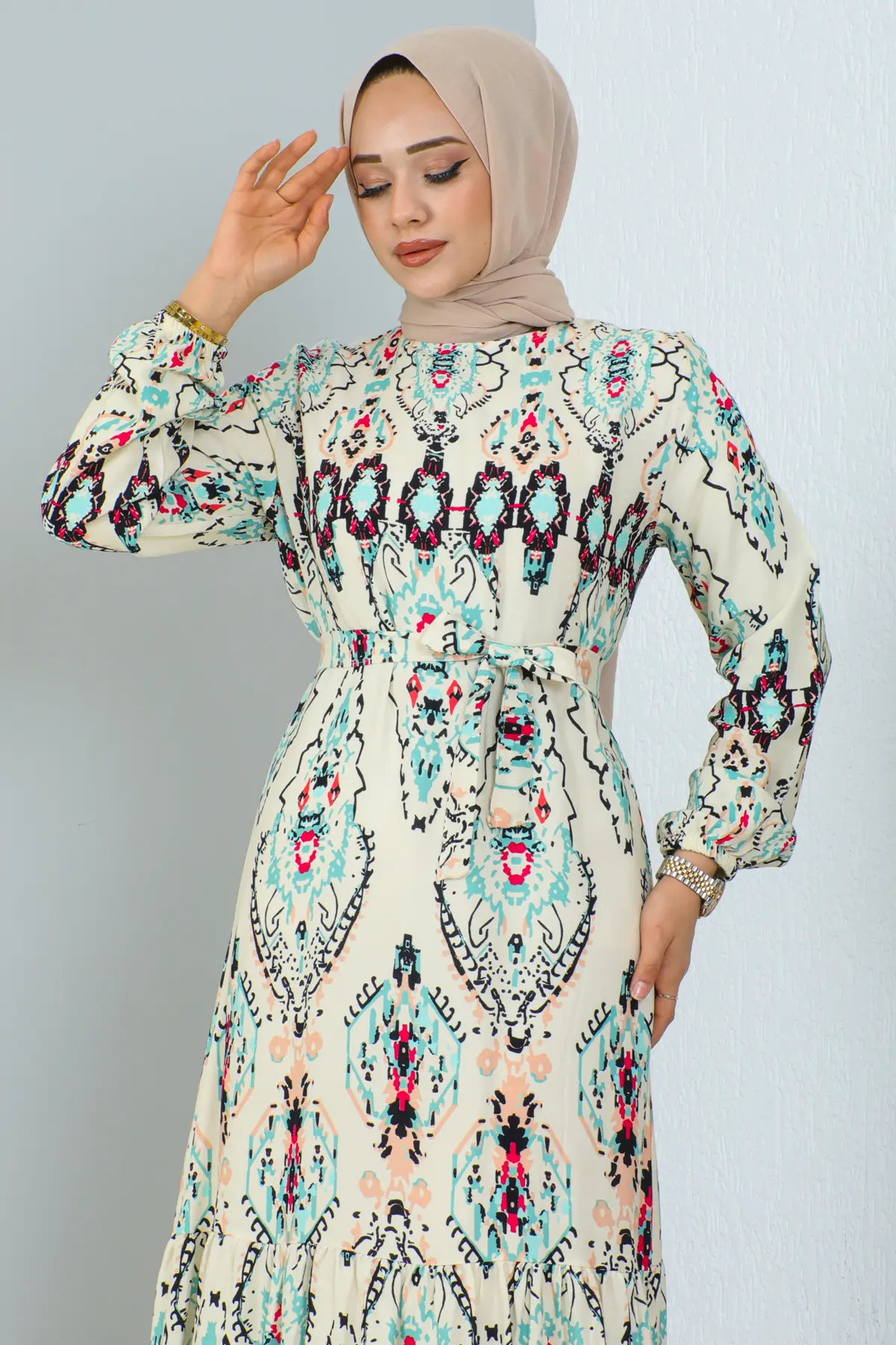 New Floral Dress-detail