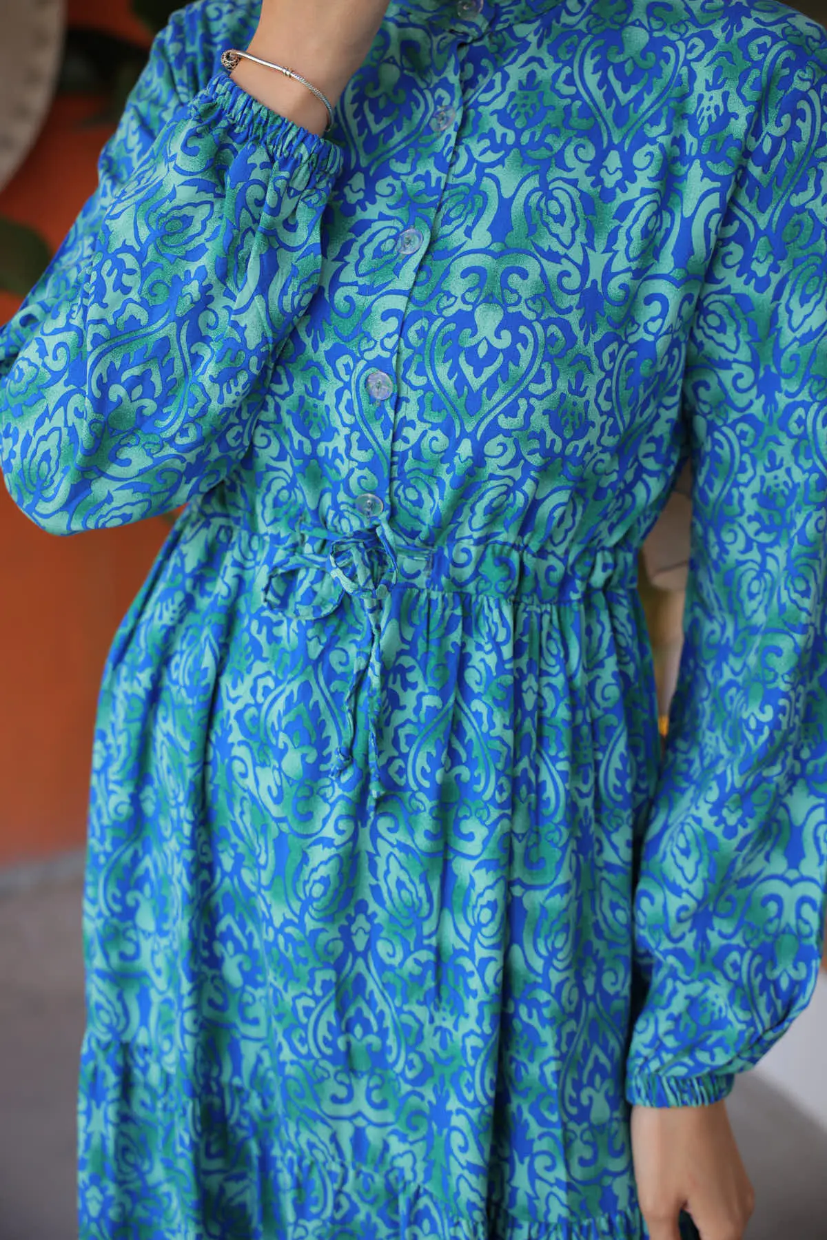Patterned Dress-detail