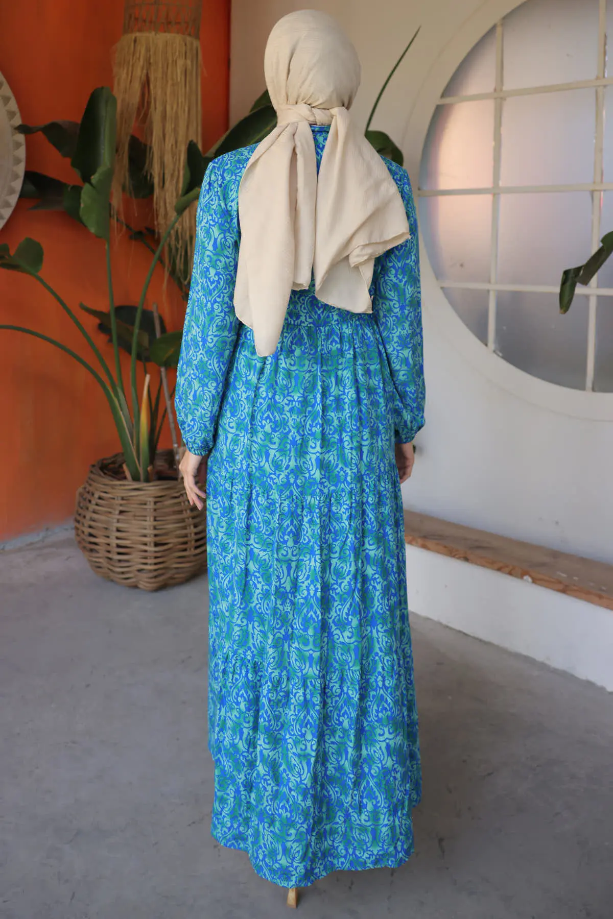 Patterned Dress-detail