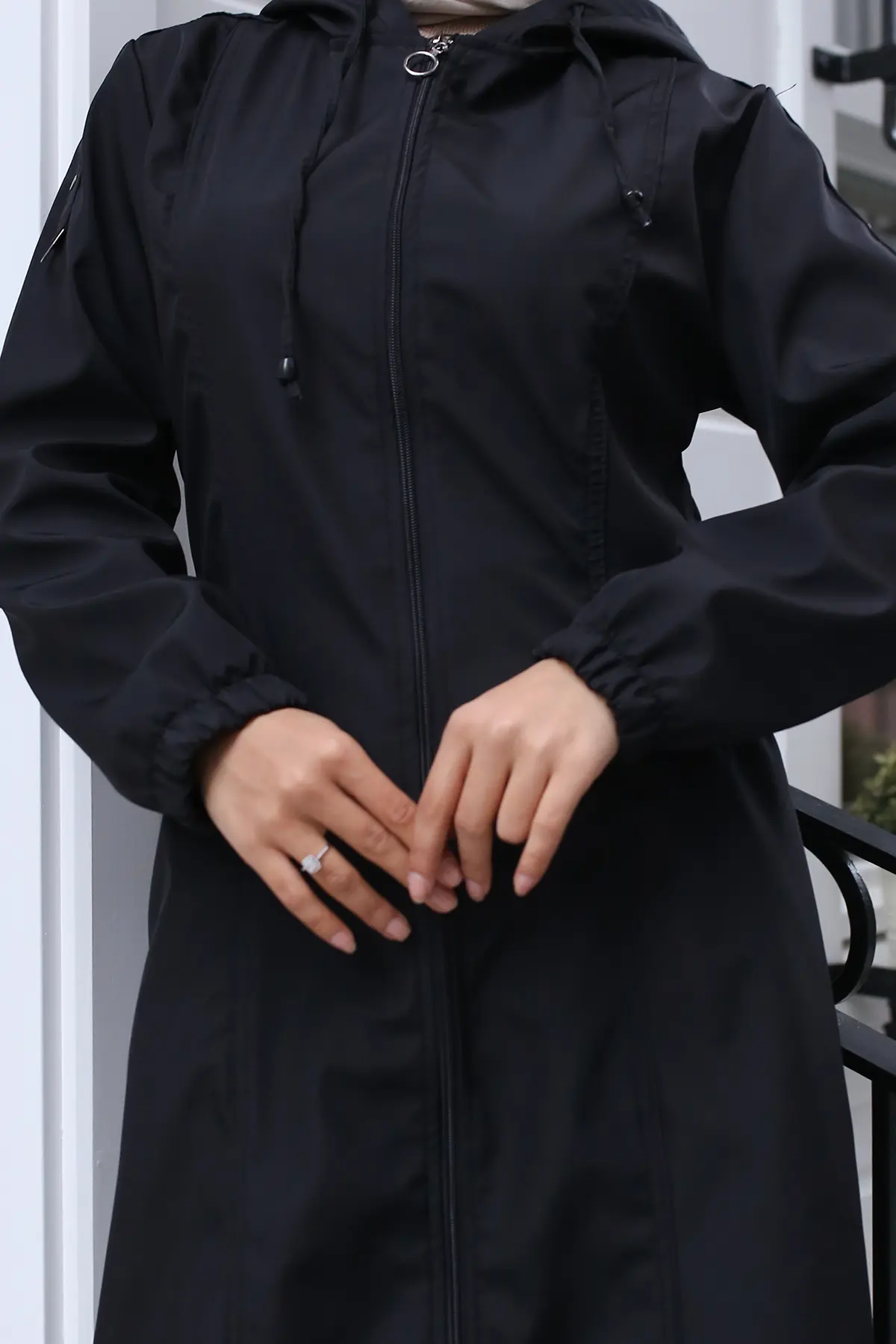 Seasonal Trench Coat-detail