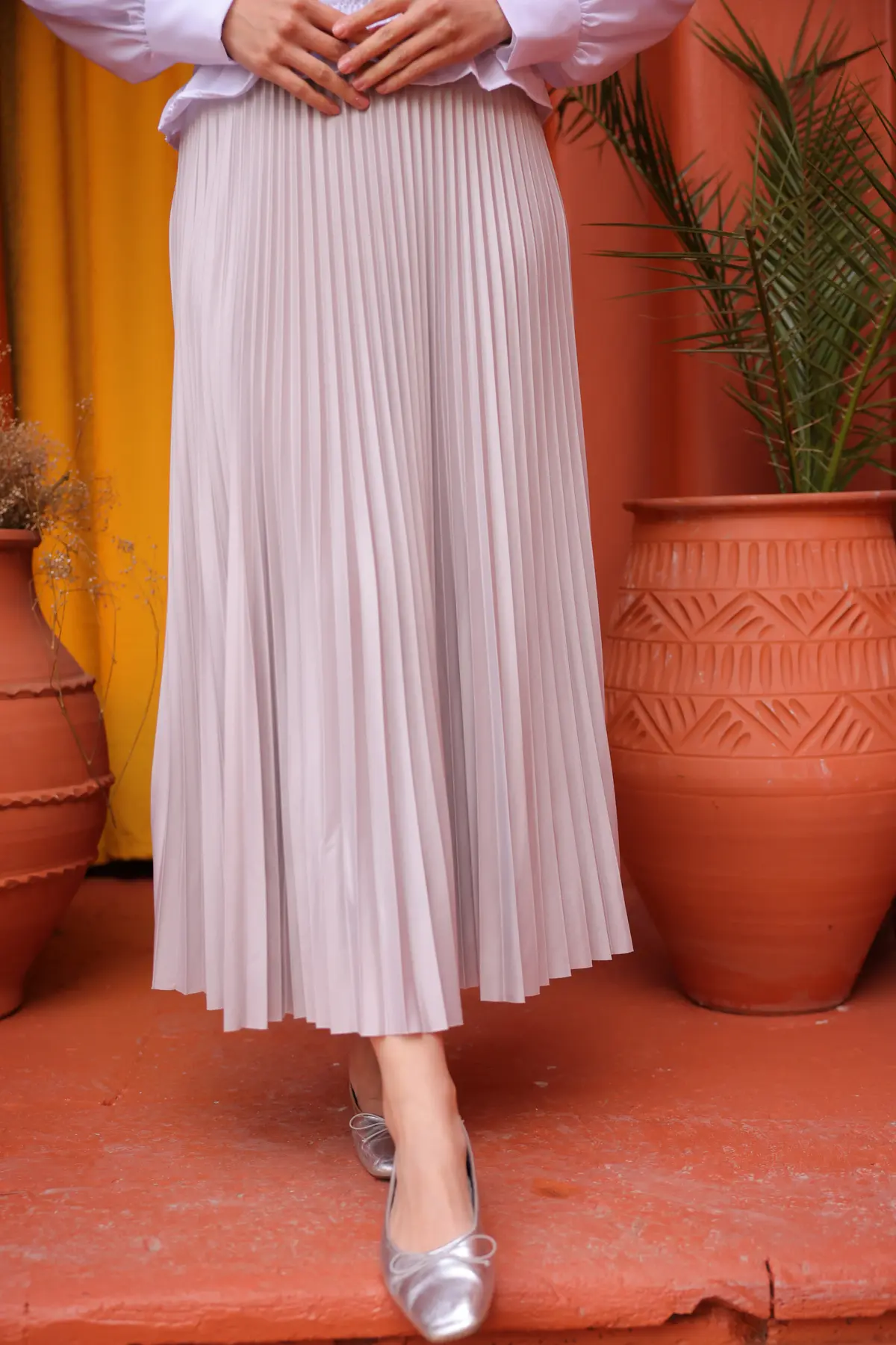 Pleated Skirt-detail