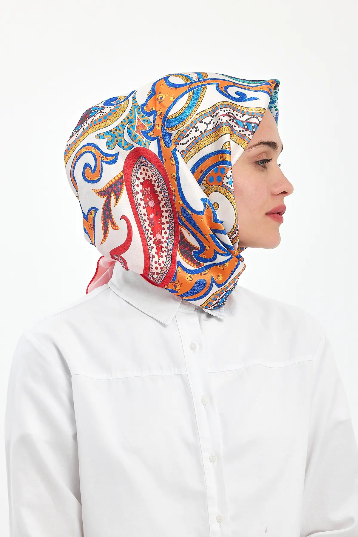 Patterned Scarf-detail