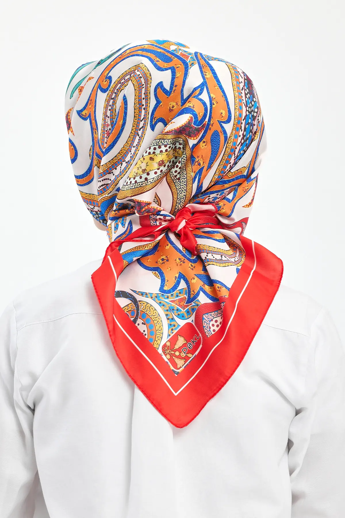 Patterned Scarf-detail