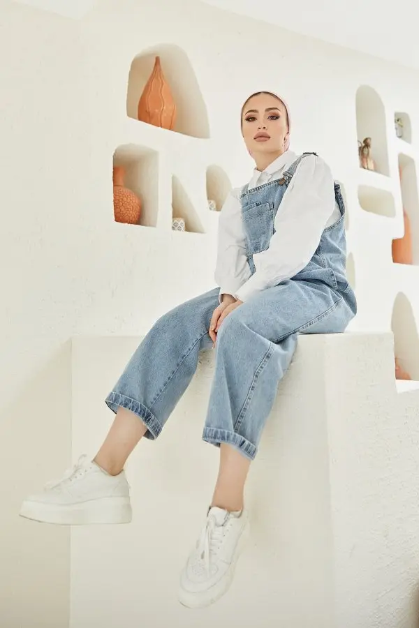 2041 Jean Kot Tulum Mavi-detail