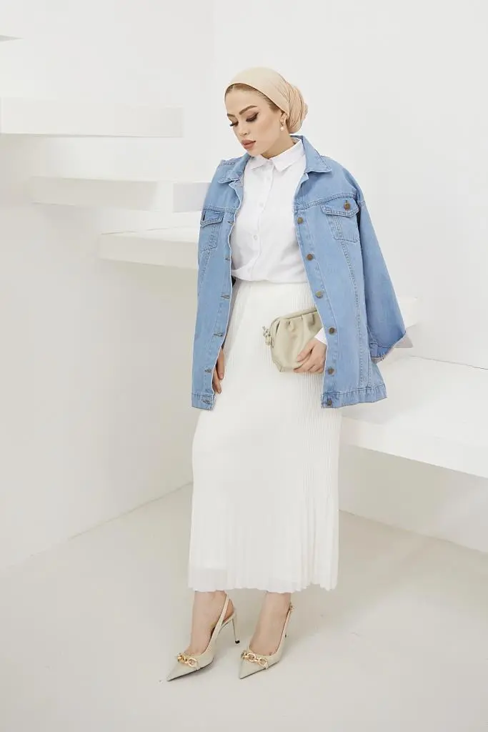 Pleated Skirt-detail