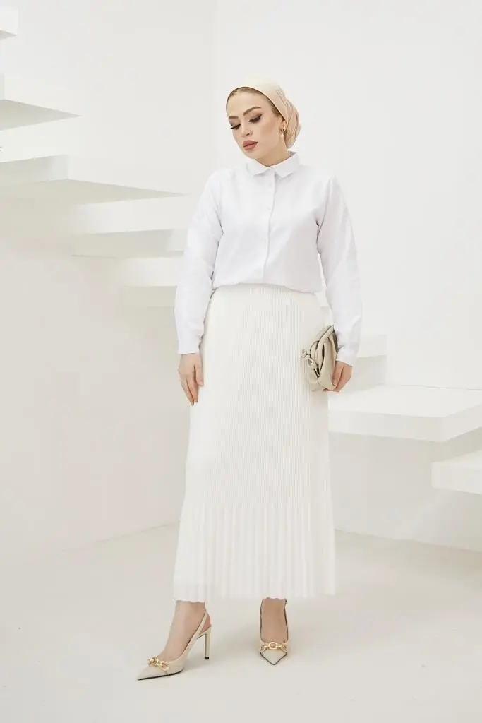 Pleated Skirt-detail