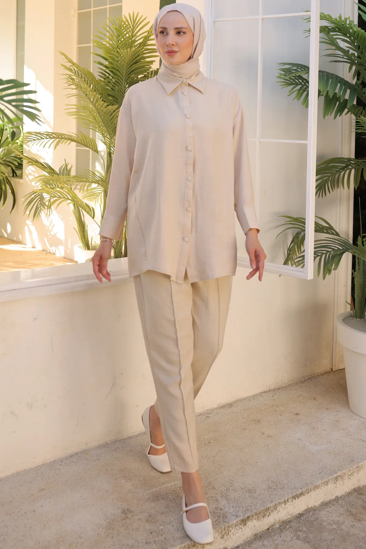 2055 İkili Takım Taş Rengi-detail