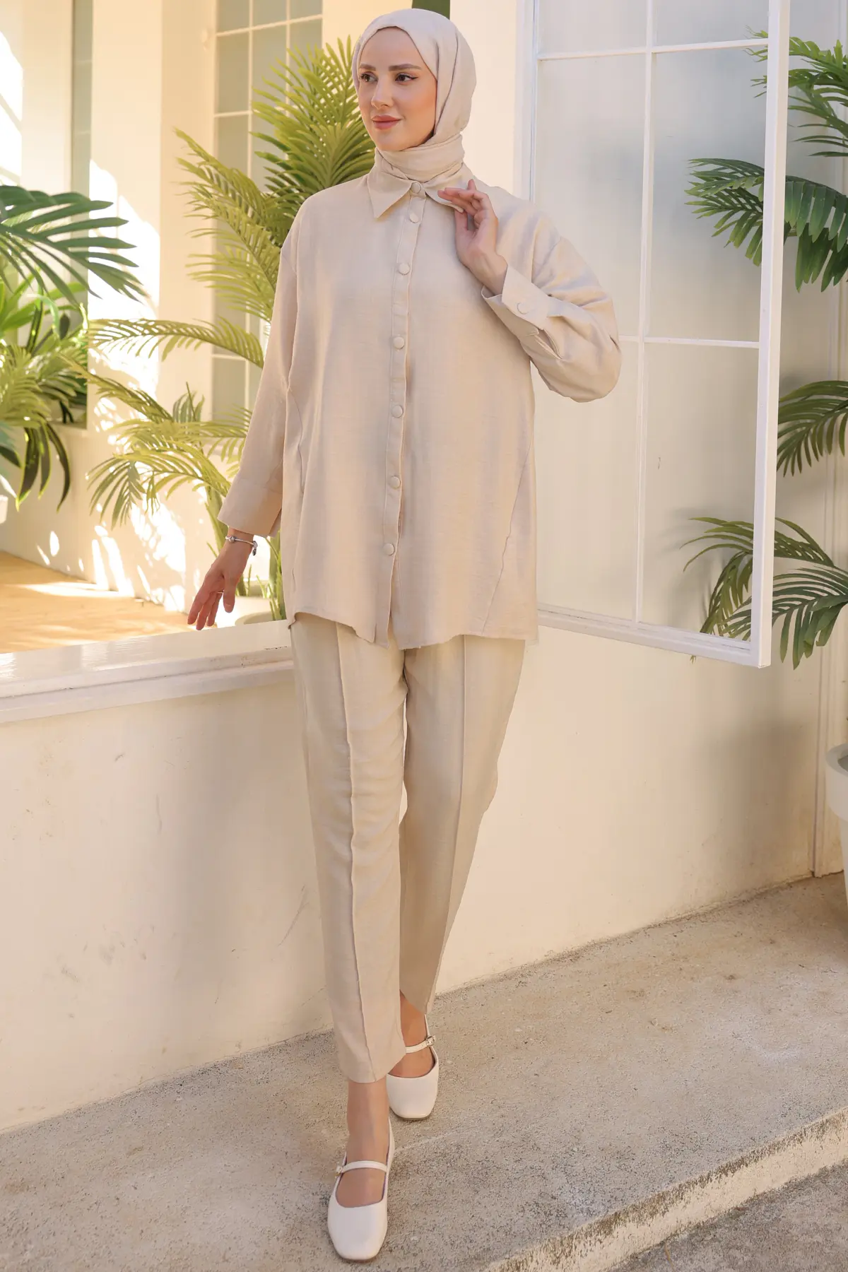 2055 İkili Takım Taş Rengi-detail