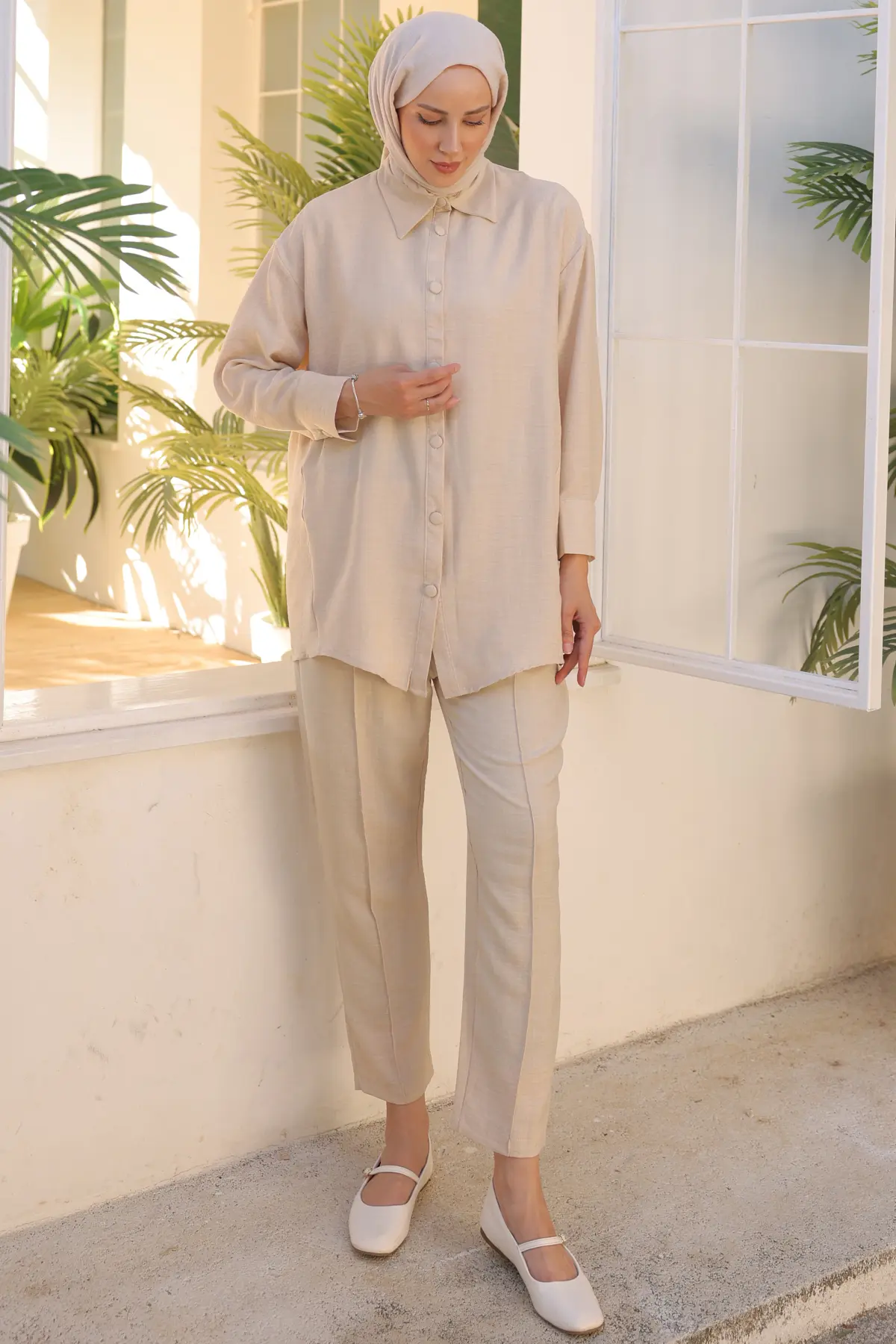 2055 İkili Takım Taş Rengi-detail