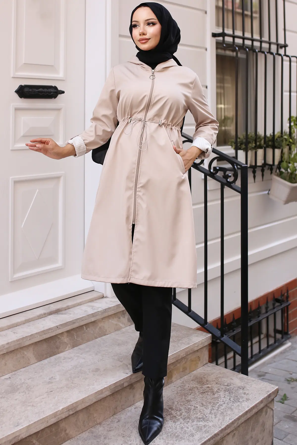 Diamond Patterned Inflatable Vest-detail