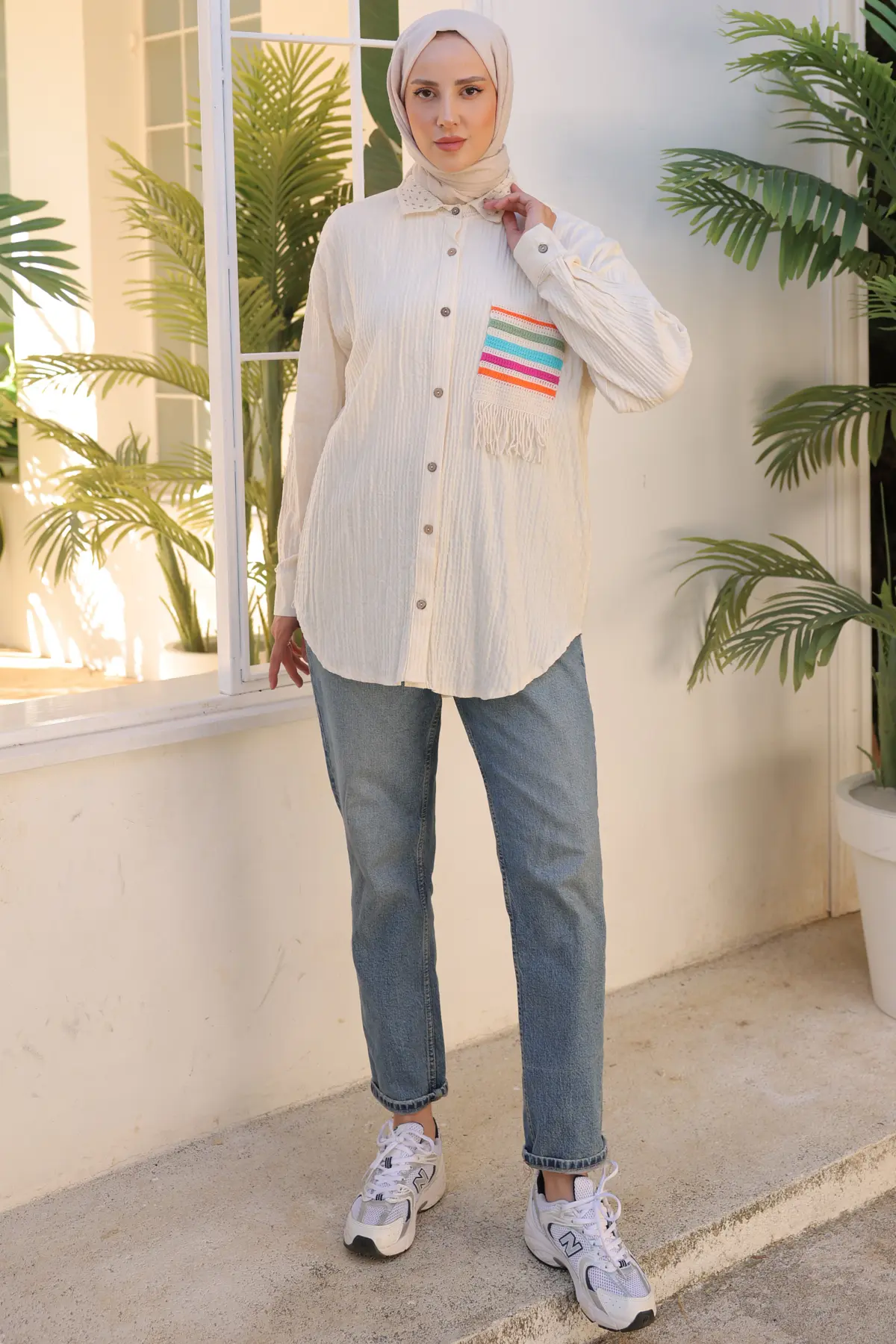 Knitted Pocket Shirt-detail