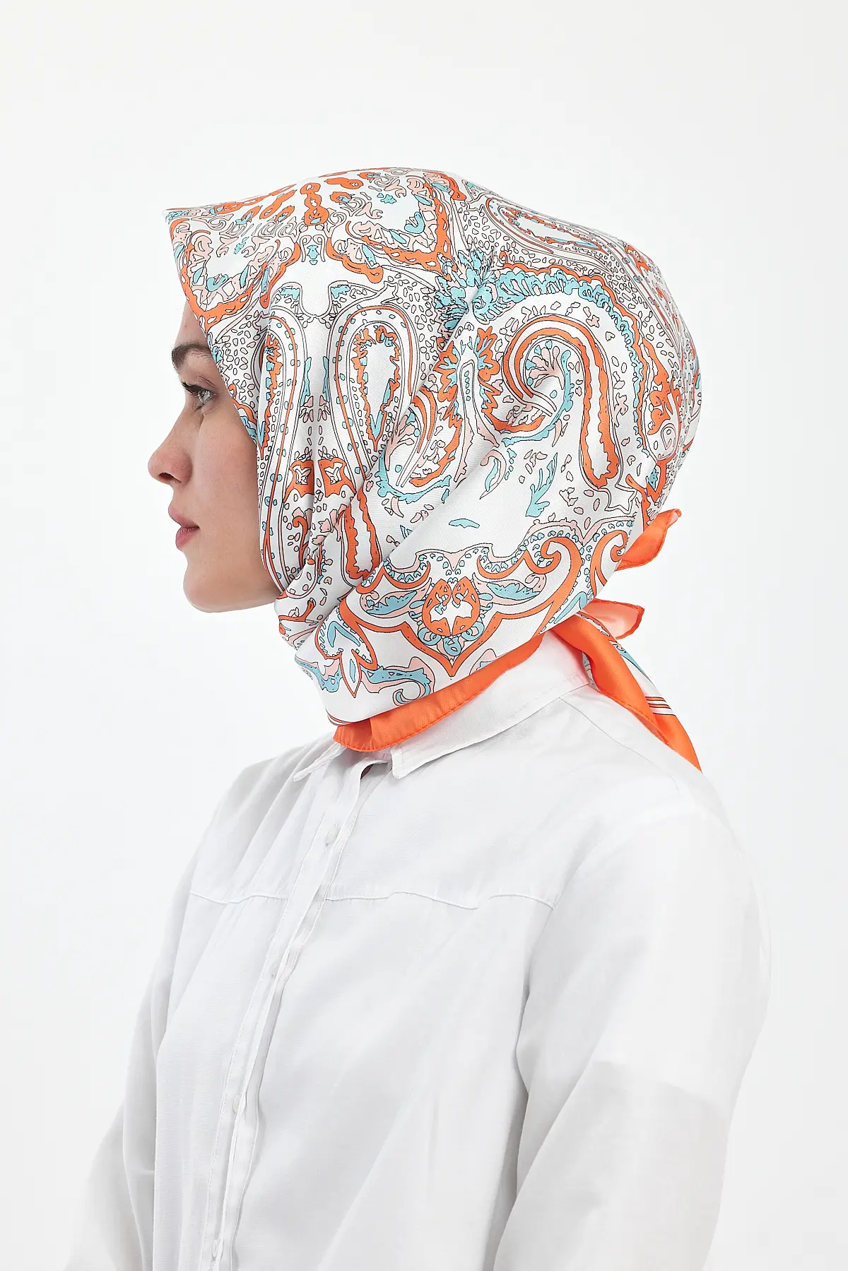 Patterned Scarf-detail