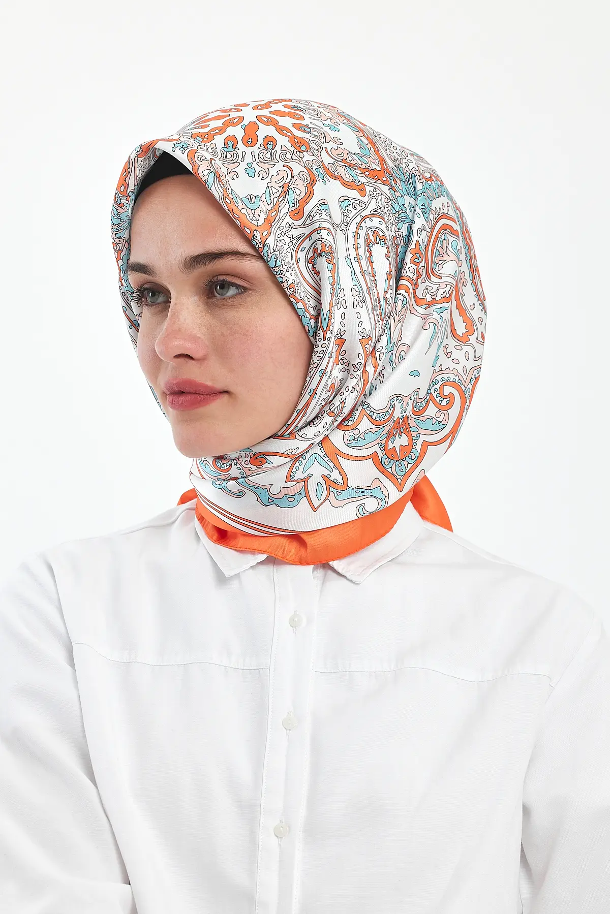 Patterned Scarf-detail