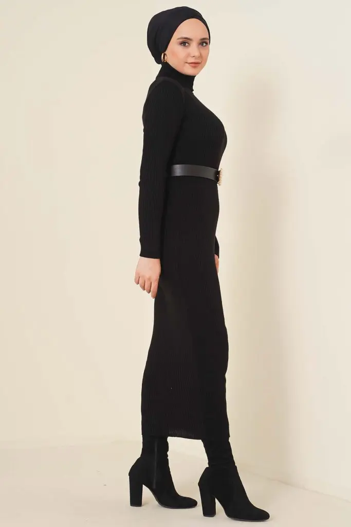 New Black Daily Dress-detail