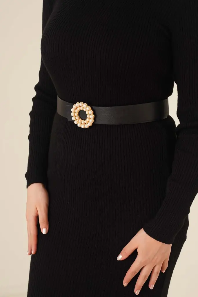 New Black Daily Dress-detail