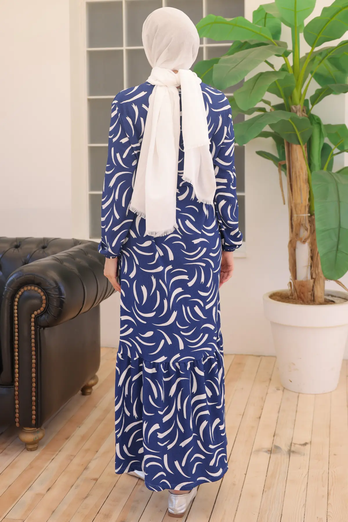 New Patterned Dress-detail