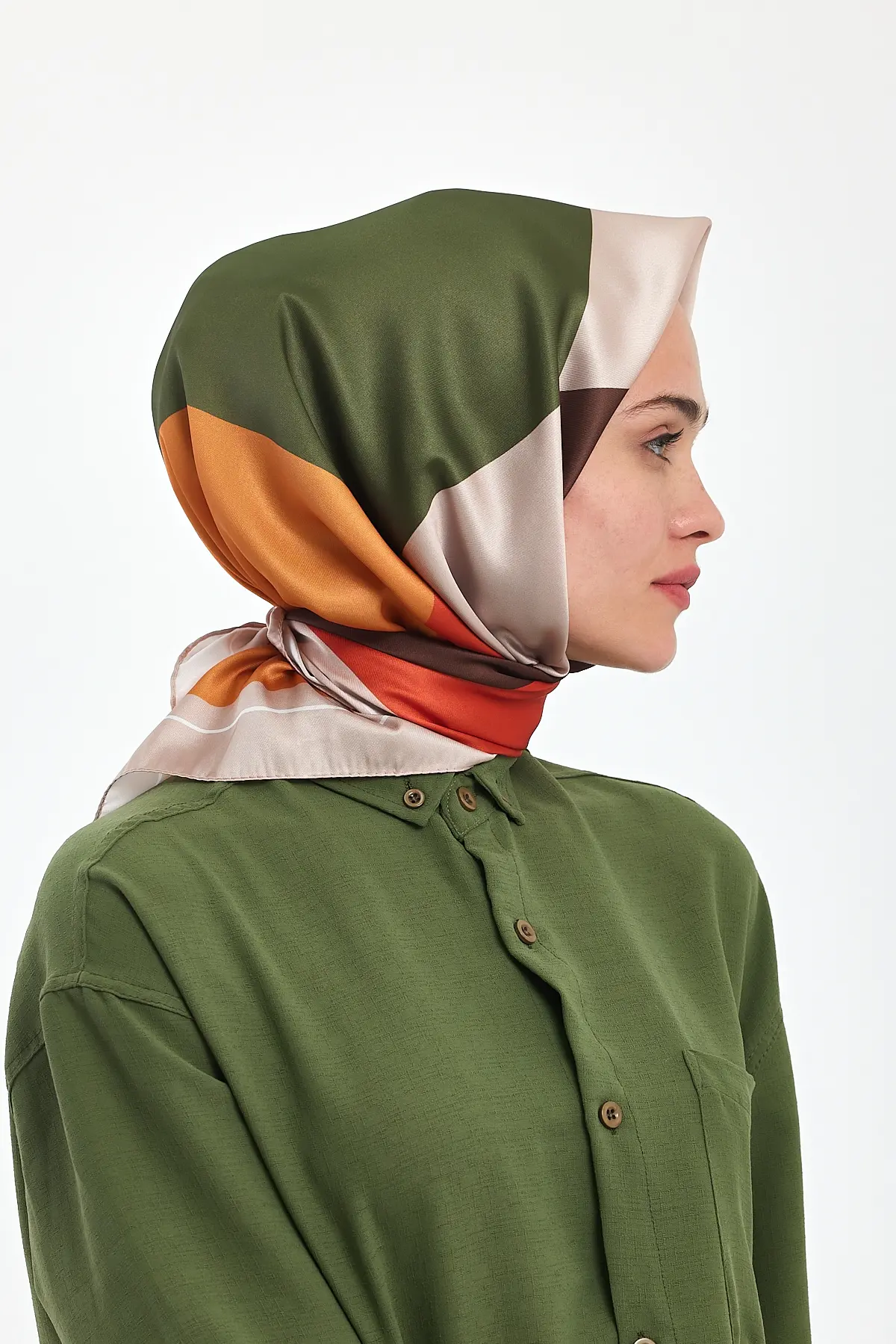 Patterned Scarf-detail