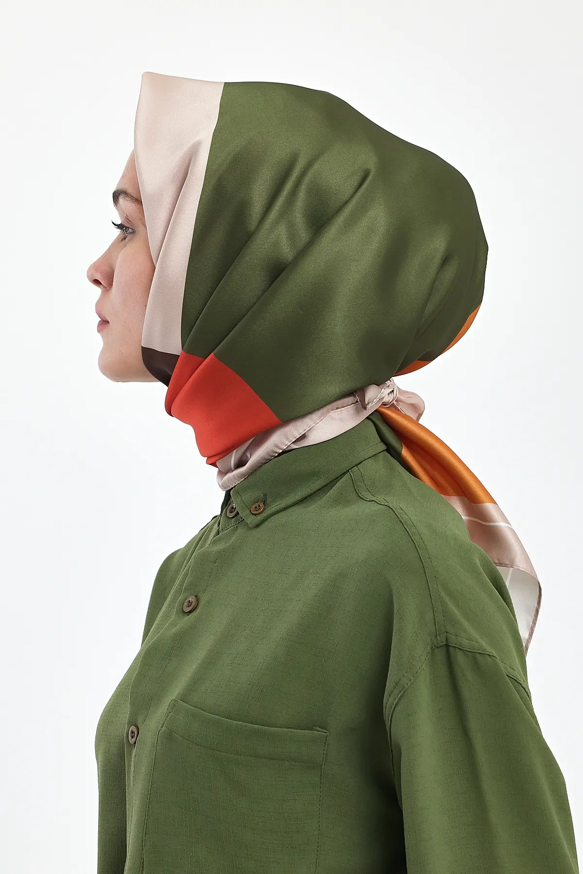 Patterned Scarf-detail