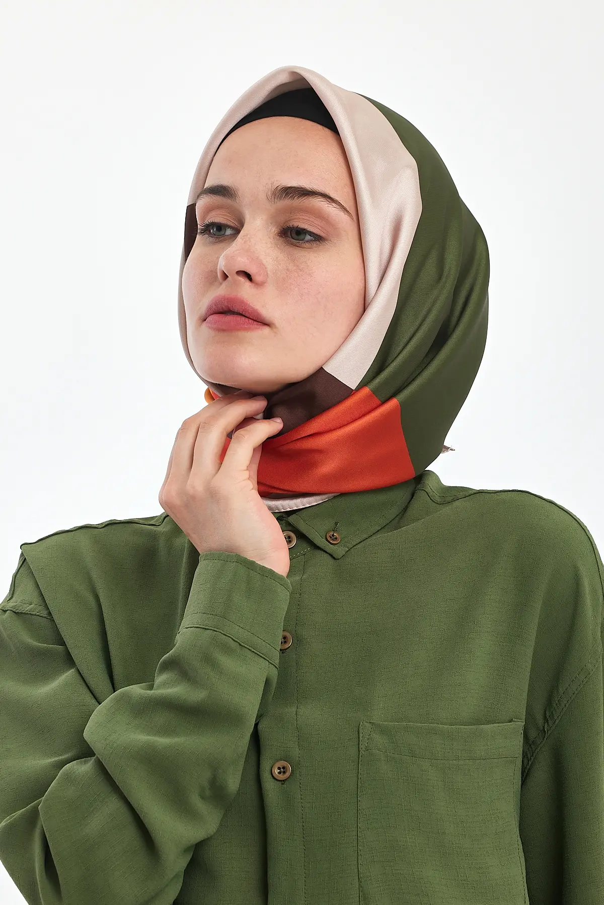 Patterned Scarf-detail