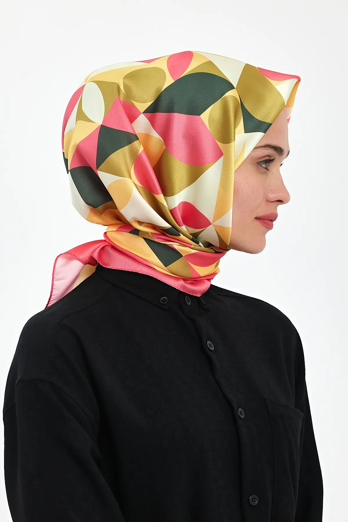 Patterned Scarf-detail