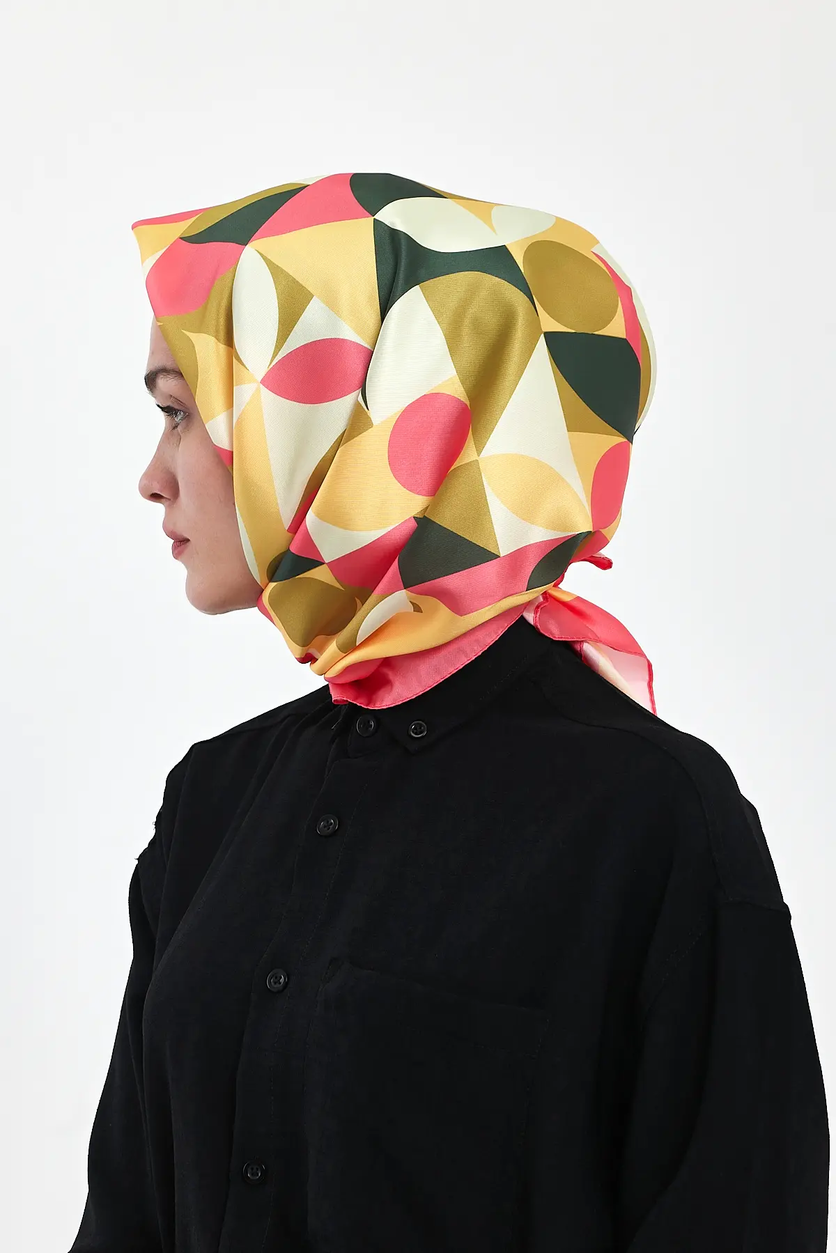 Patterned Scarf-detail