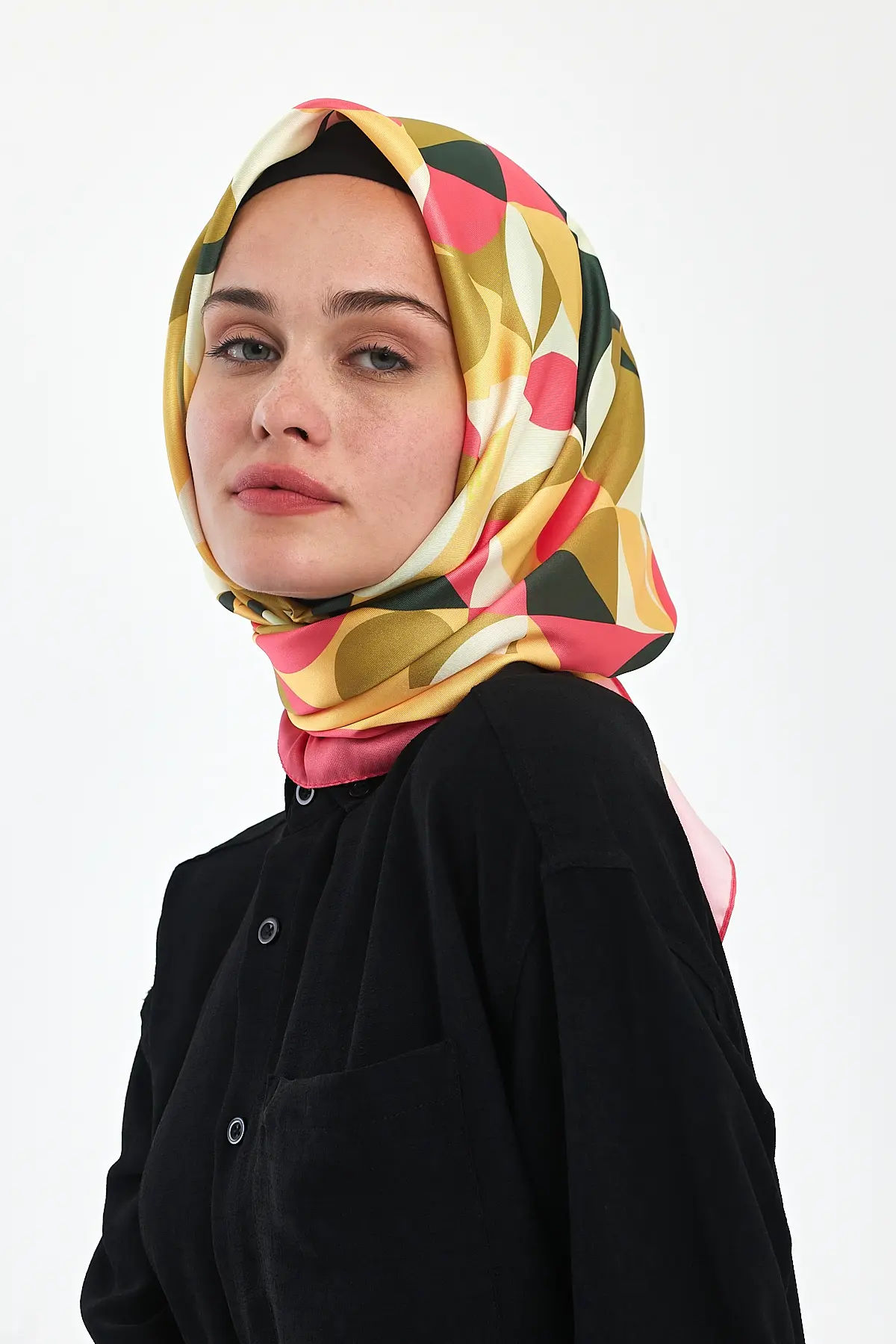 Patterned Scarf-detail