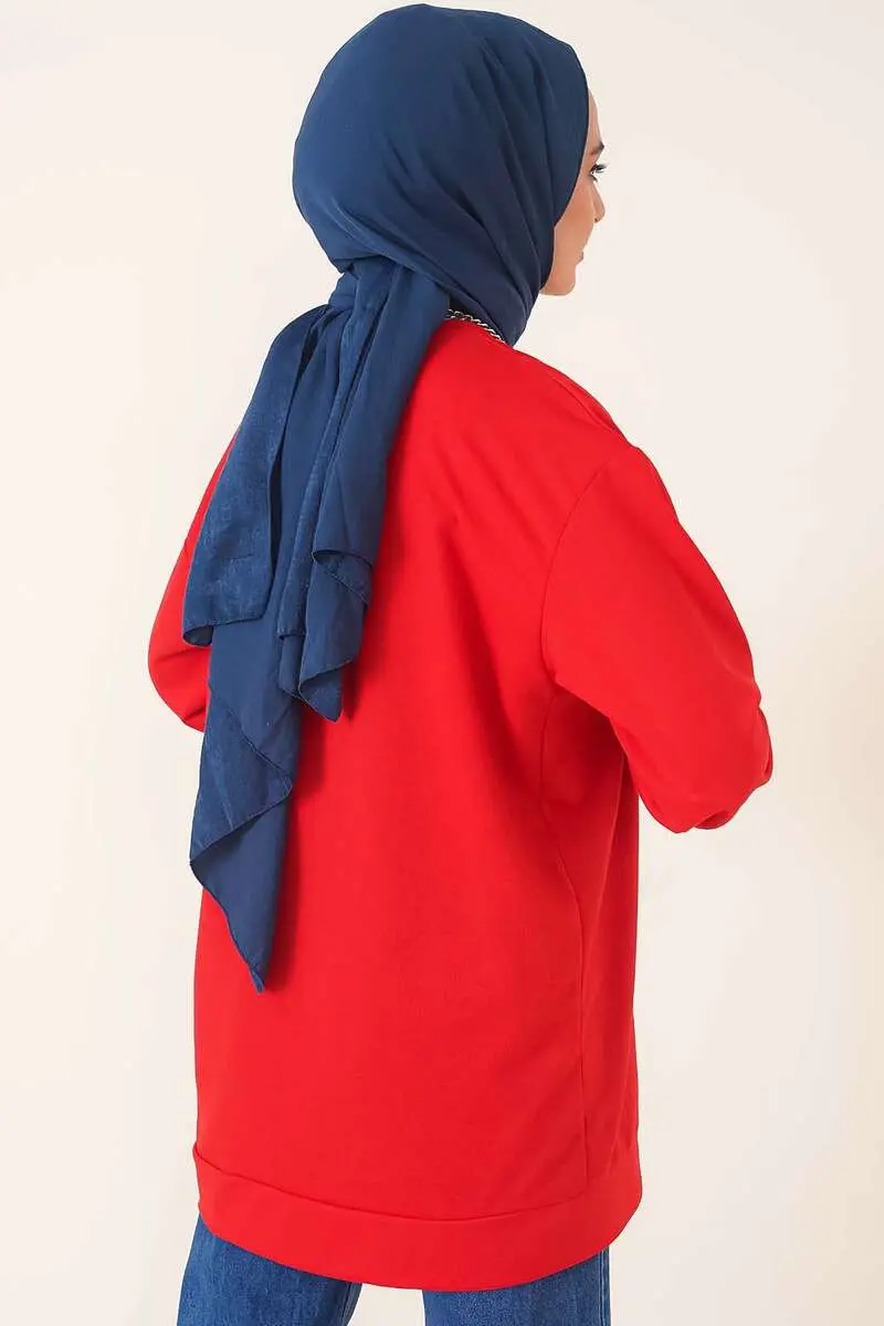 2983 Tunik Sweat Kırmızı-detail