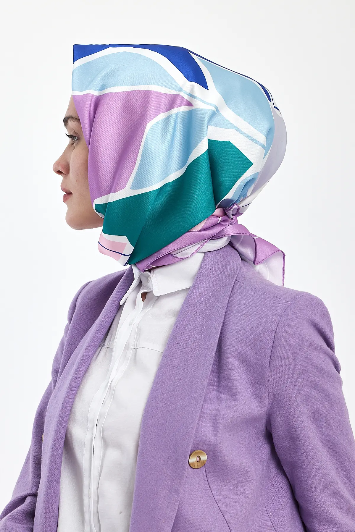 Patterned Scarf-detail