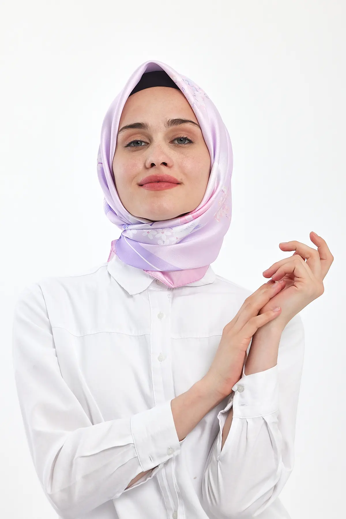 Patterned Scarf-detail