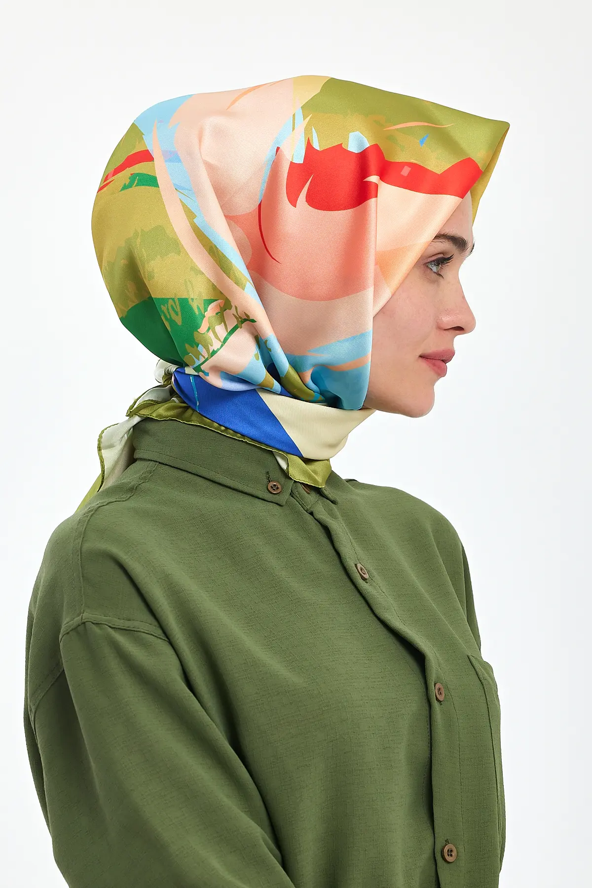 Patterned Scarf-detail