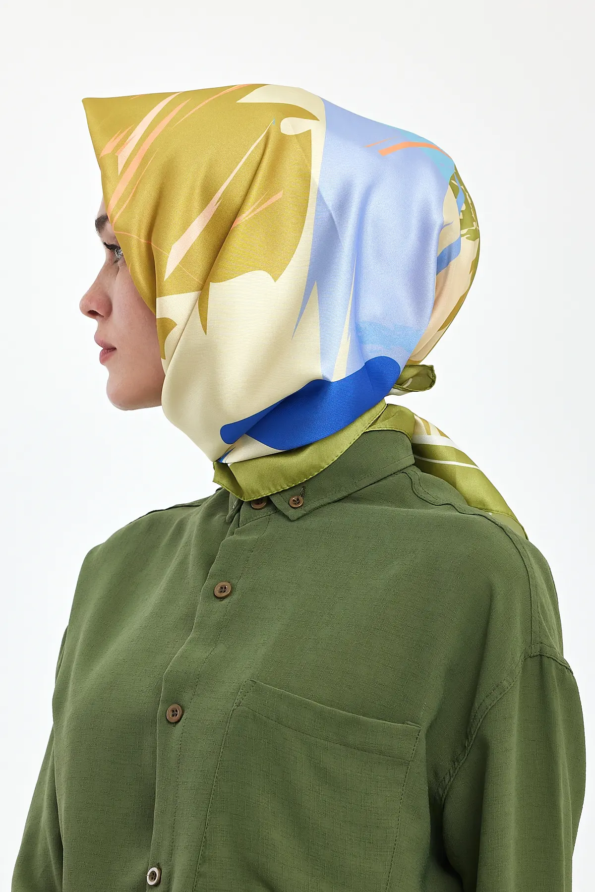 Patterned Scarf-detail