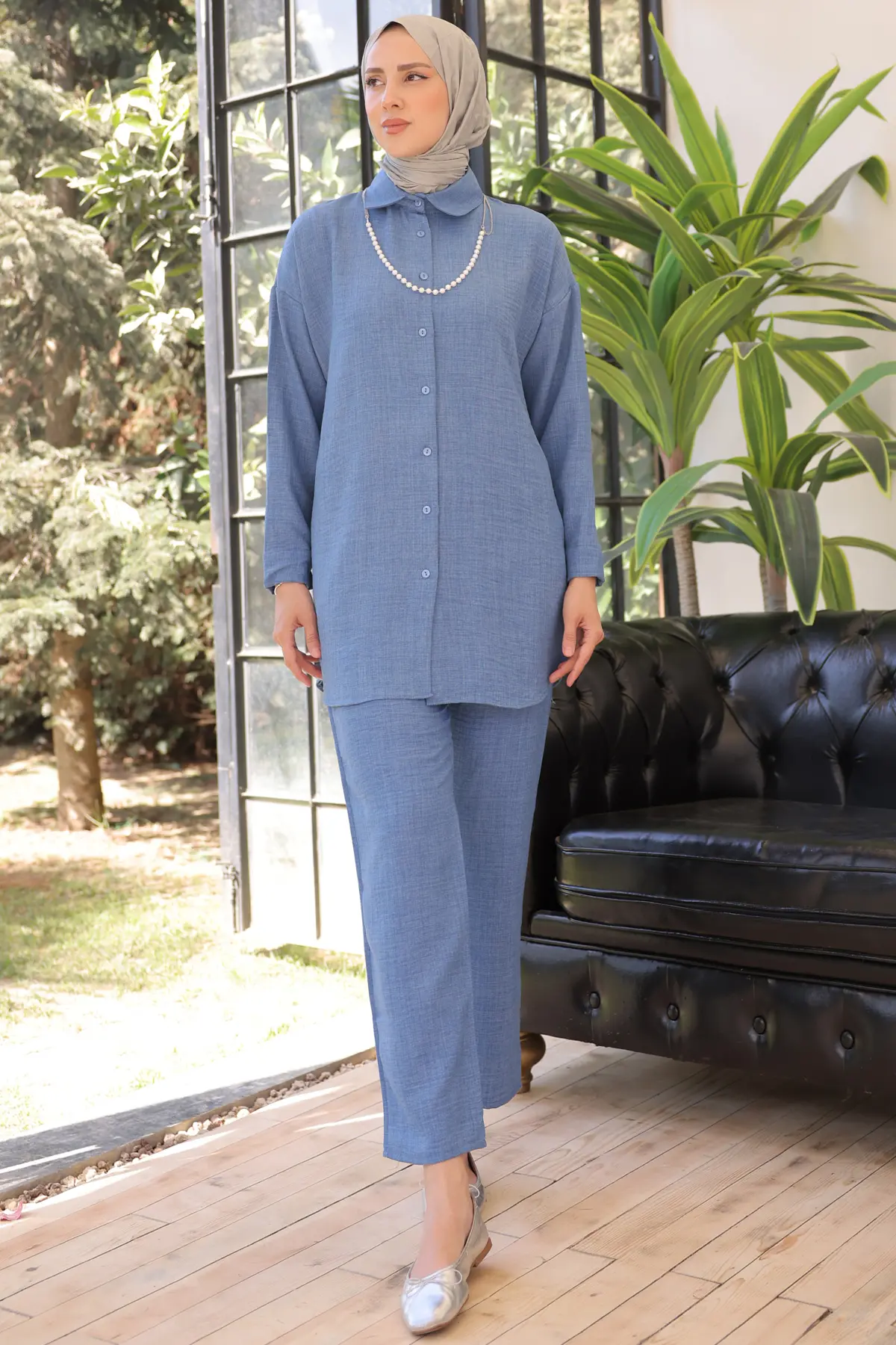 Pearl Necklace Double Suıt-detail