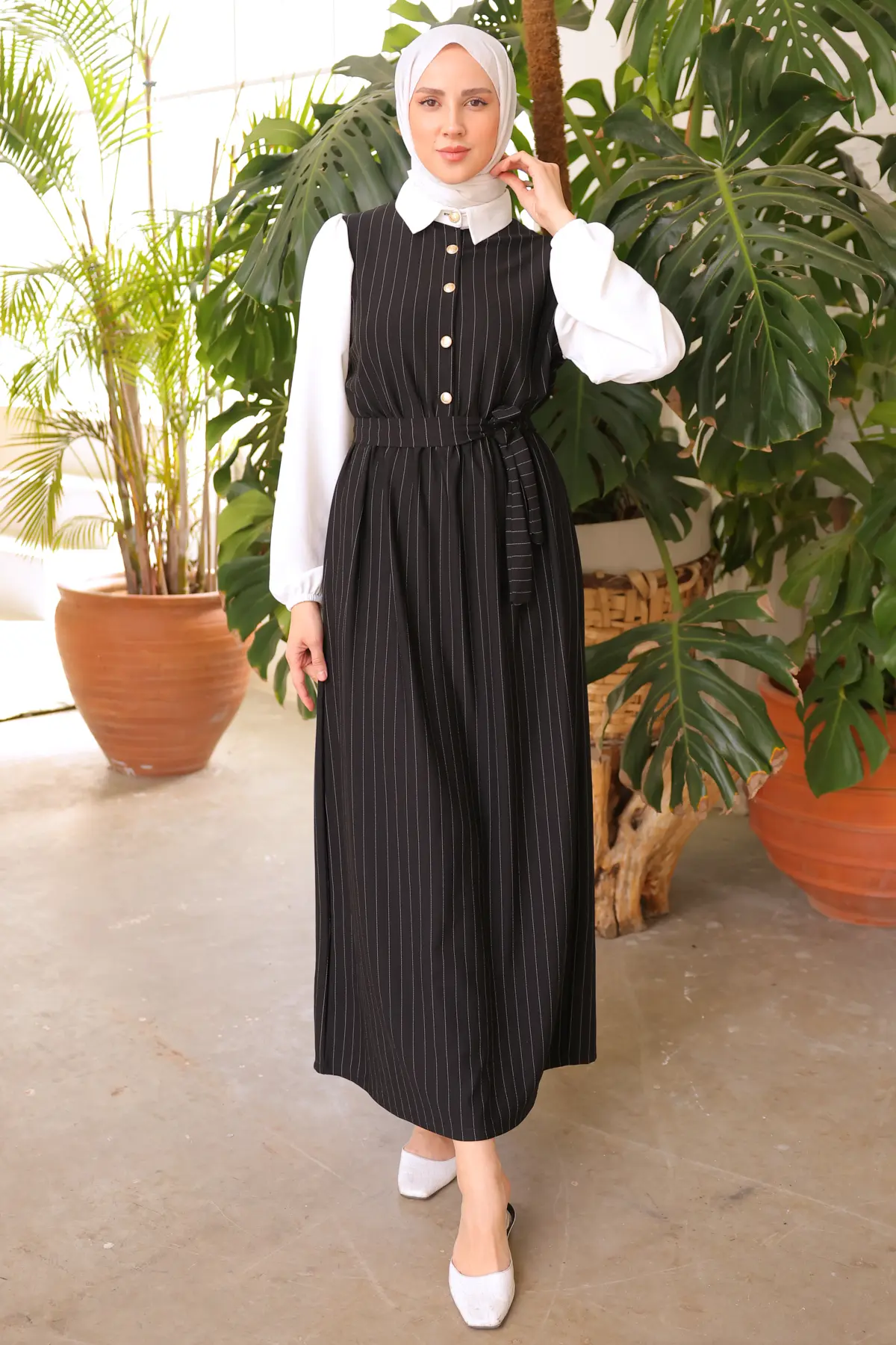 New Black Daily Dress-detail