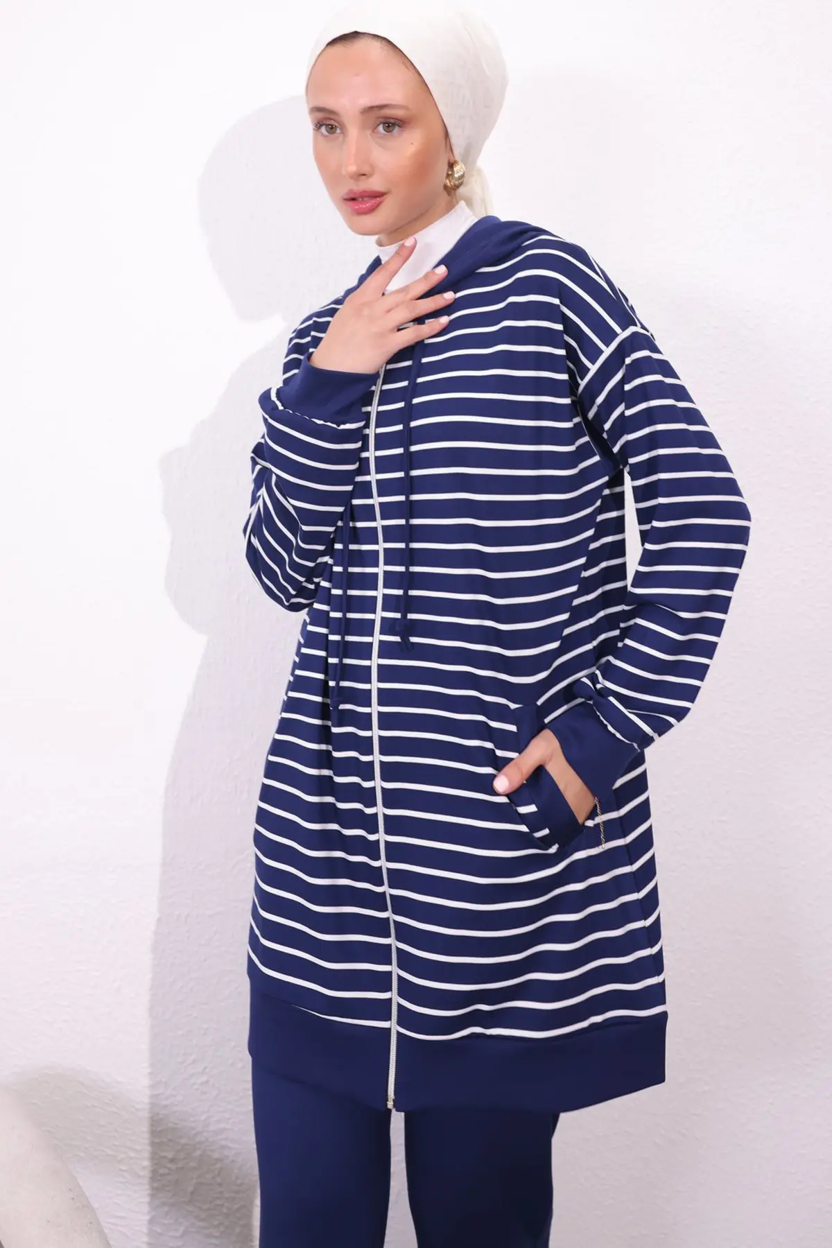 Striped Double Suit-detail