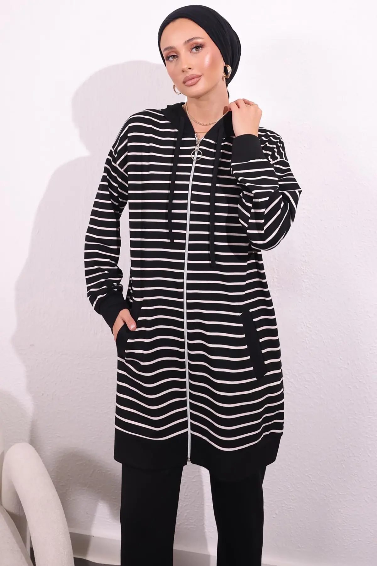 Striped Double Suit-detail