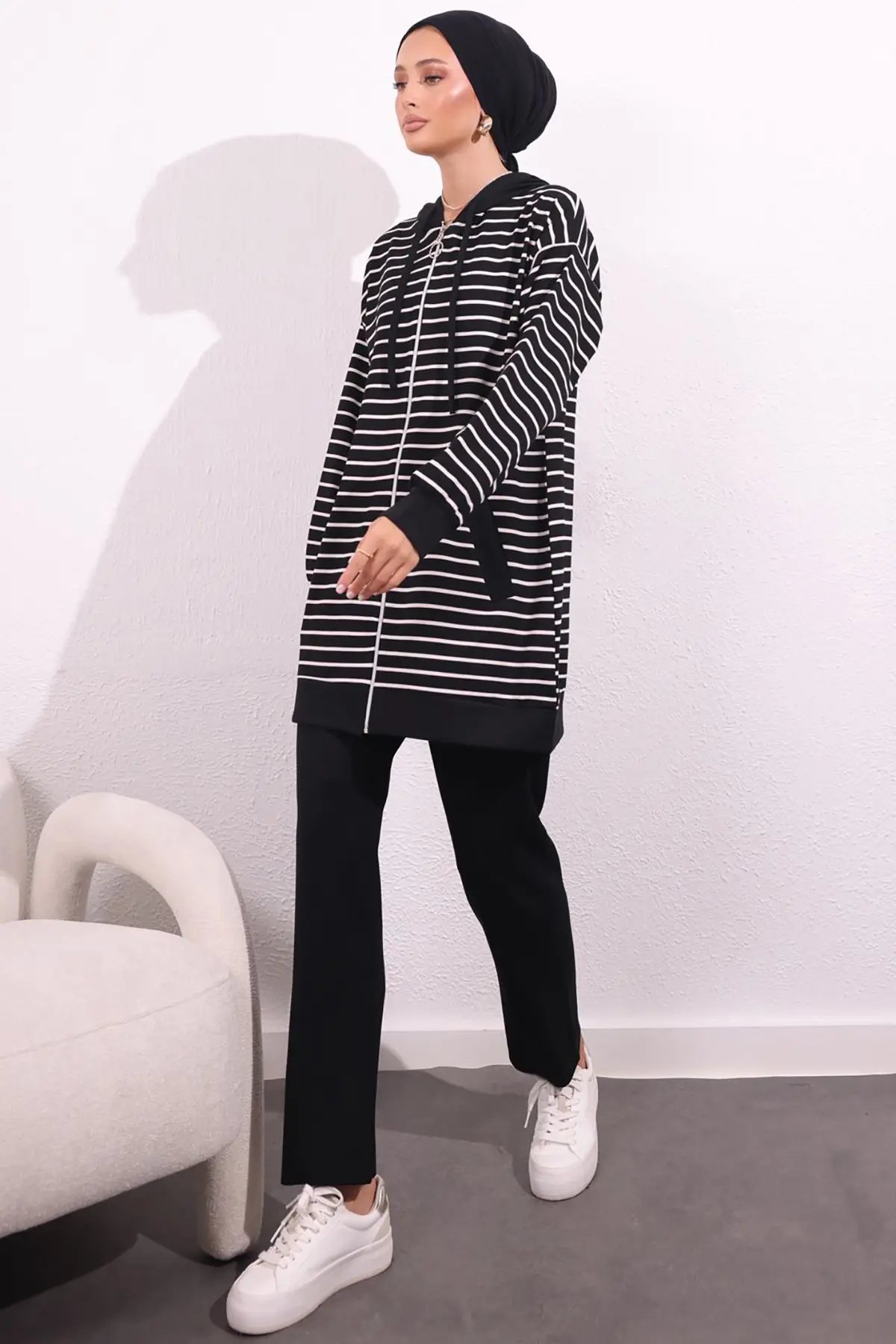 Striped Double Suit-detail