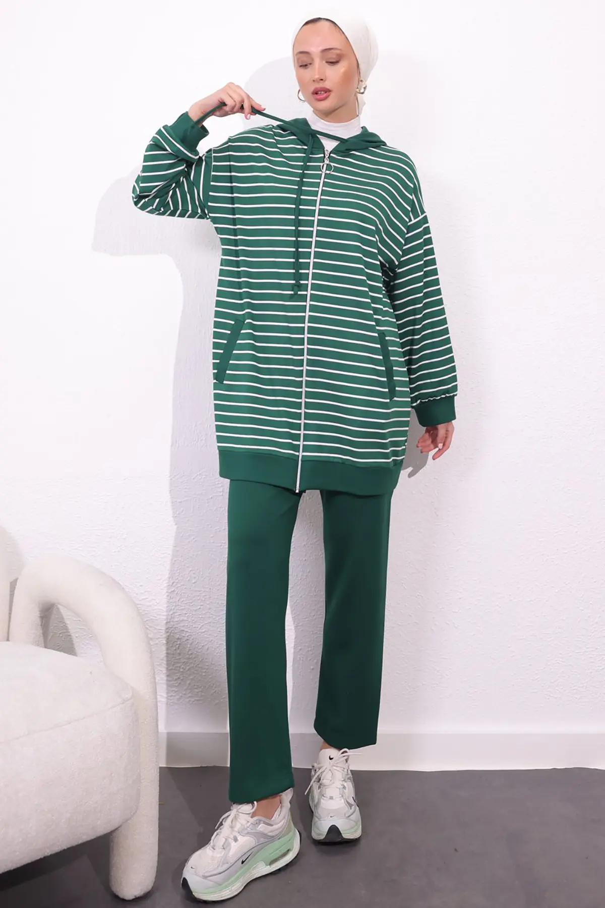 Striped Double Suit-detail