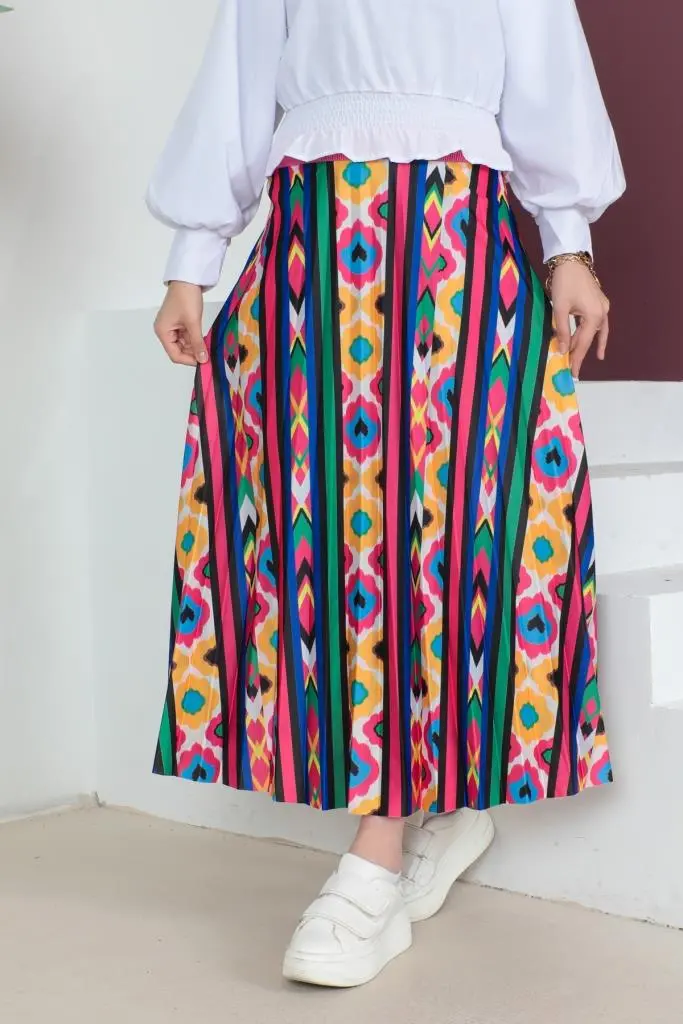 Pleated Skirt-detail