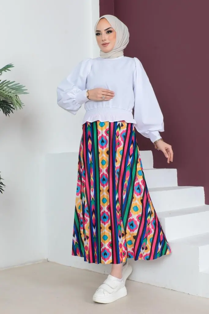 Pleated Skirt-detail