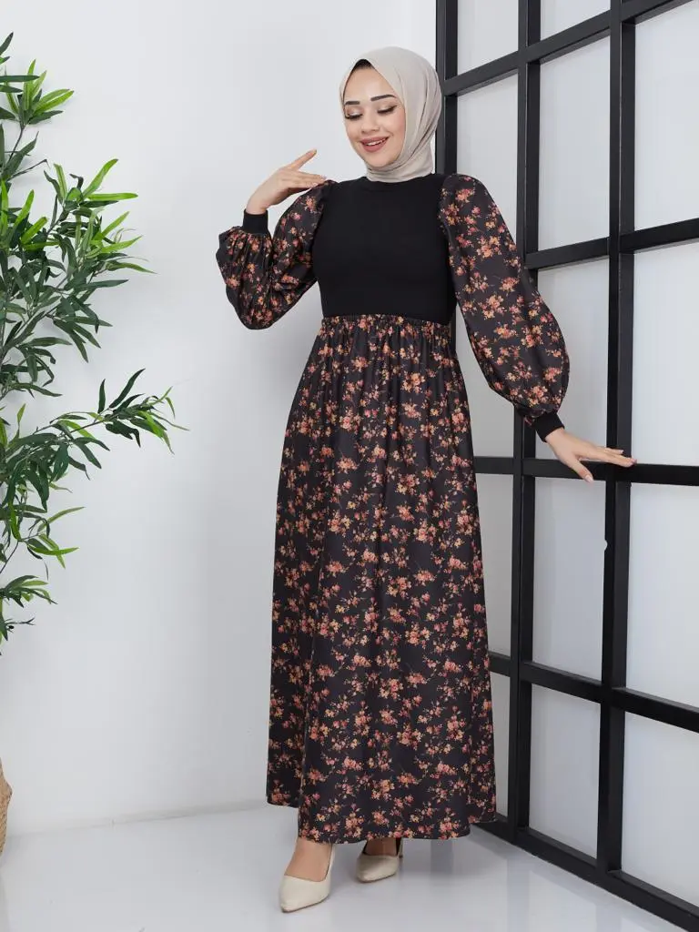 New Black Daily Dress-detail