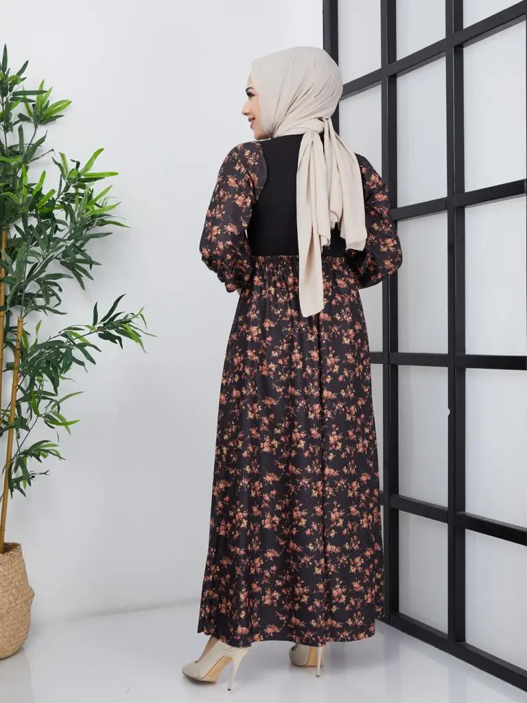 New Black Daily Dress-detail