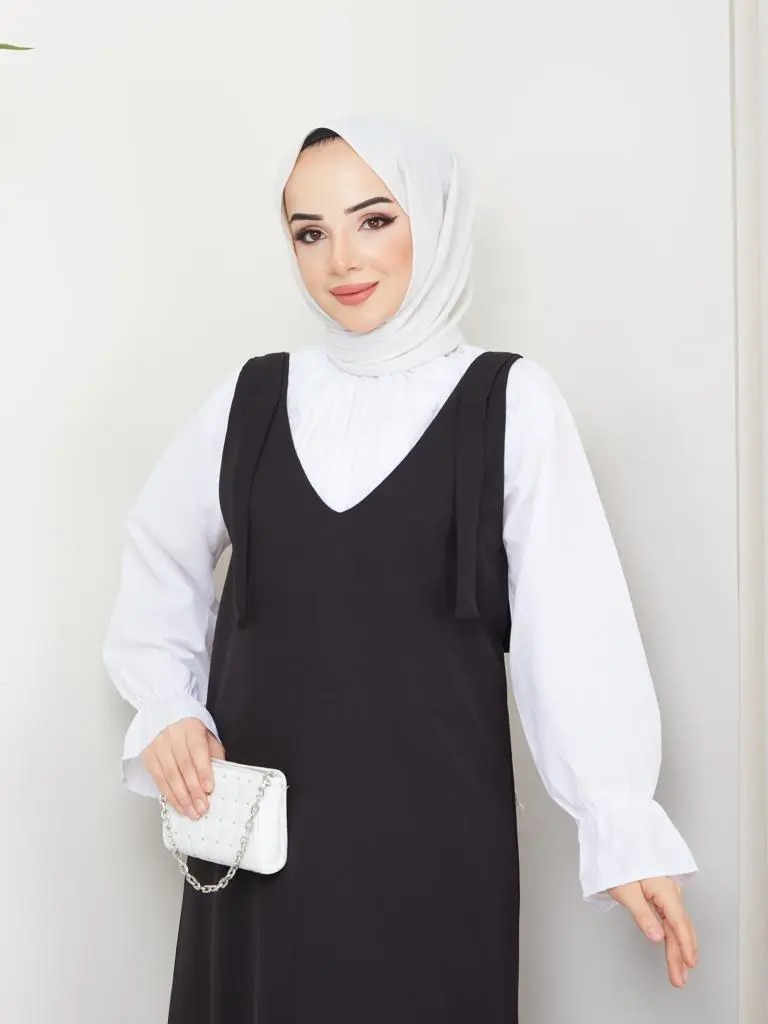 4678 Gömlek + Ji̇le Elbi̇se Siyah-detail