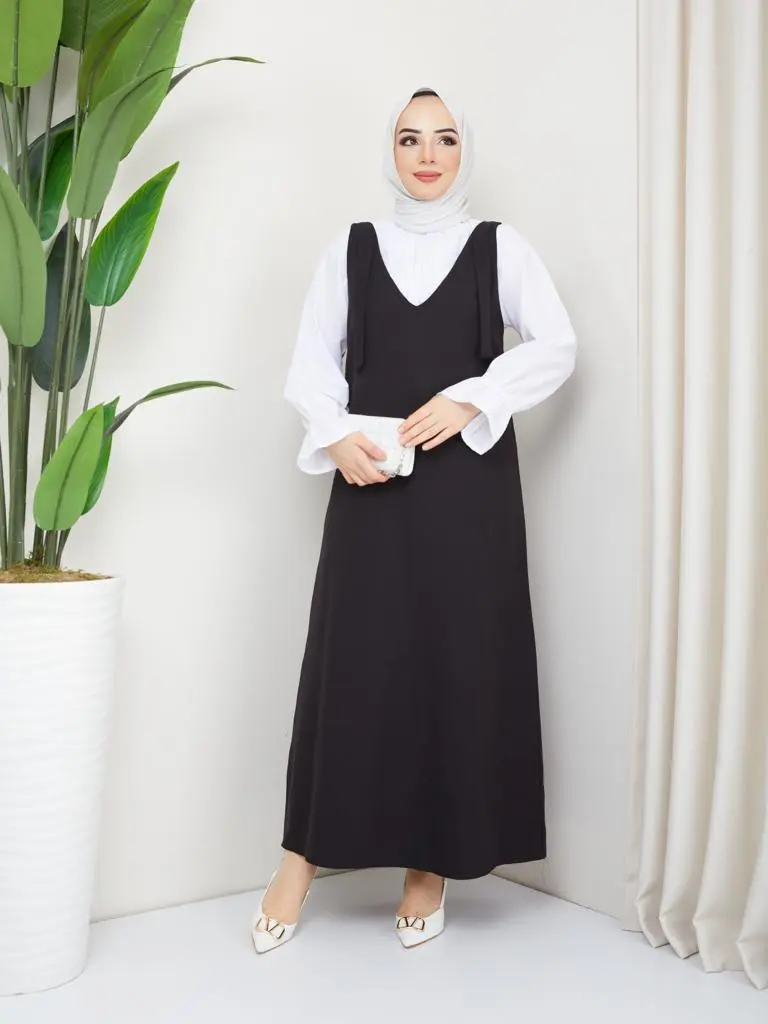 4678 Gömlek + Ji̇le Elbi̇se Siyah-detail