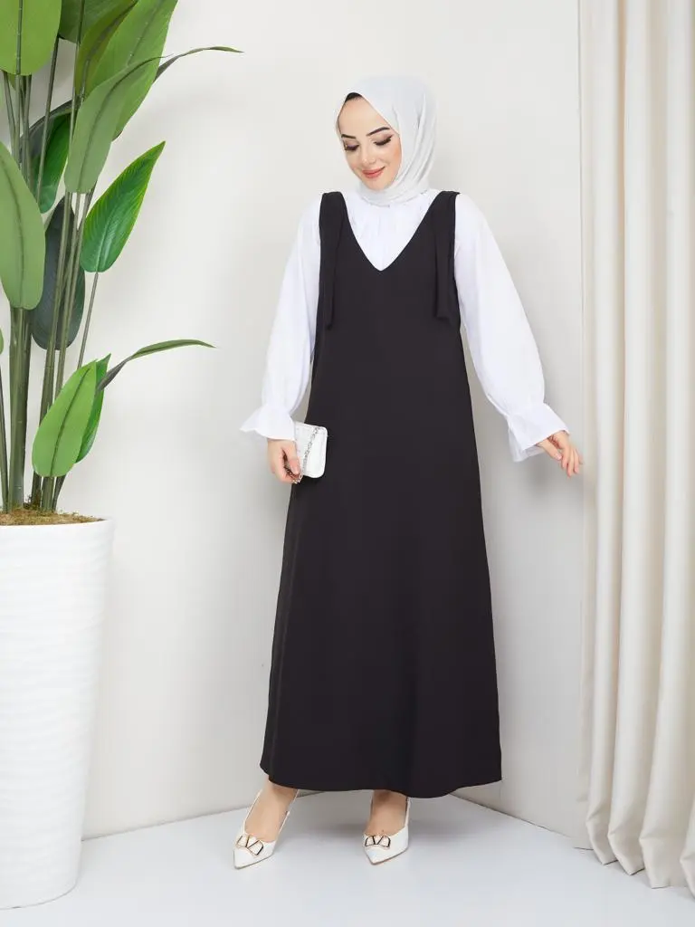 4678 Gömlek + Ji̇le Elbi̇se Siyah-detail