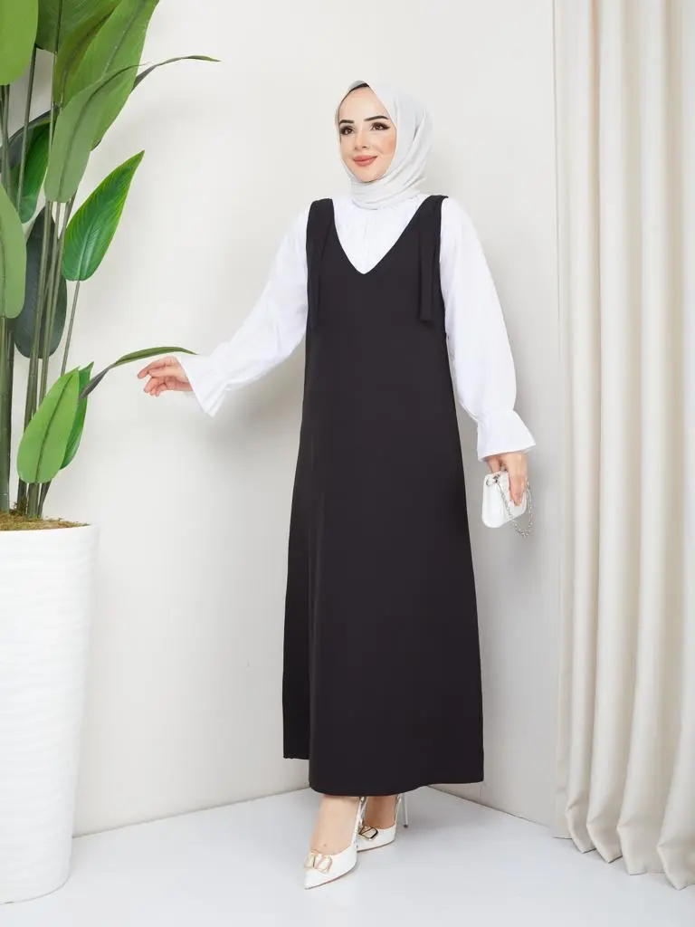 4678 Gömlek + Ji̇le Elbi̇se Siyah-detail