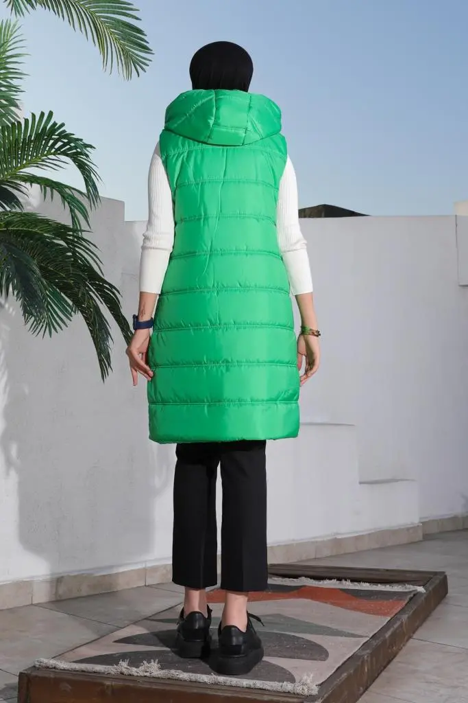 5140 Dolumlu Şişme Yelek Yeşil-detail