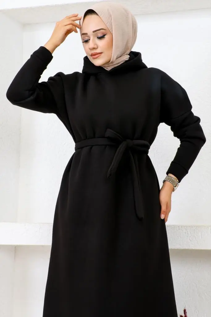 New Black Daily Dress-detail